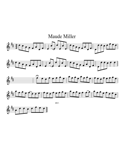 Maude Miller (Version 3)