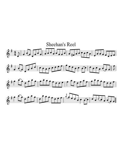 Sheehan's Reel (Version 3)