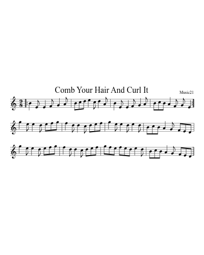 Comb Your Hair and Curl It (Version 2)