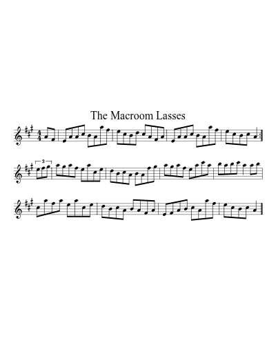 The Macroom Lasses (Version 2) sheet music preview