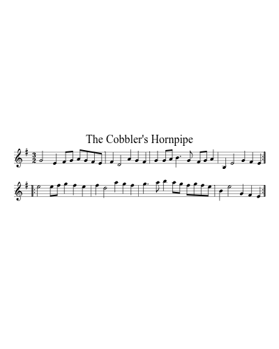 The Cobbler's Hornpipe