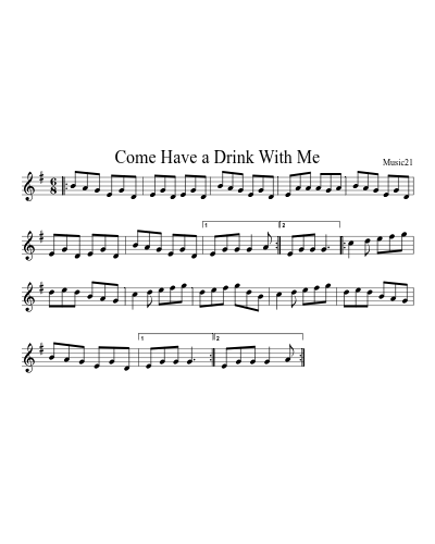 Come Have a Drink With Me preview