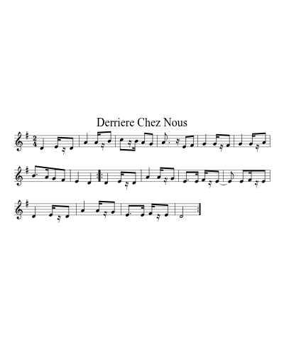 Derriere Chez Nous