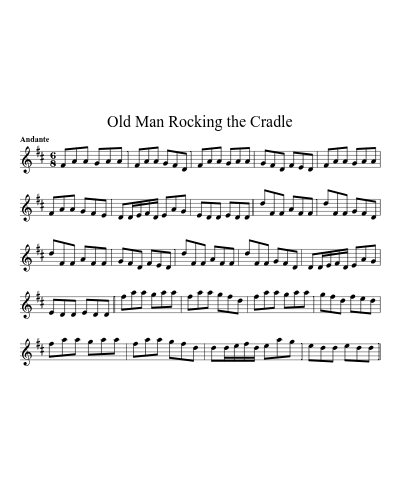 Old Man Rocking the Cradle preview