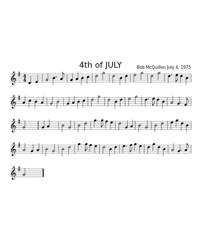 4th of JULY (Version 2)