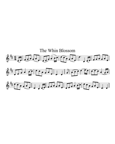 The Whin Blossom sheet music preview
