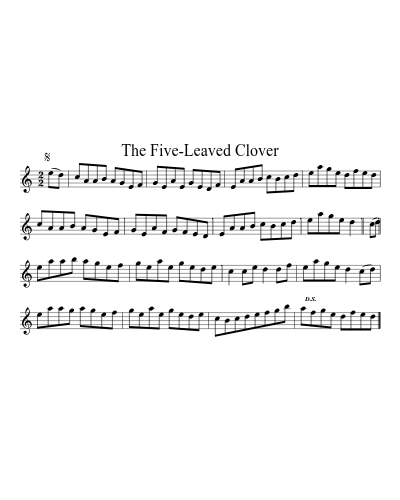 The Five-Leaved Clover