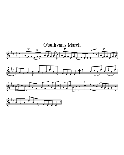 O'Sullivan's March (Version 4)