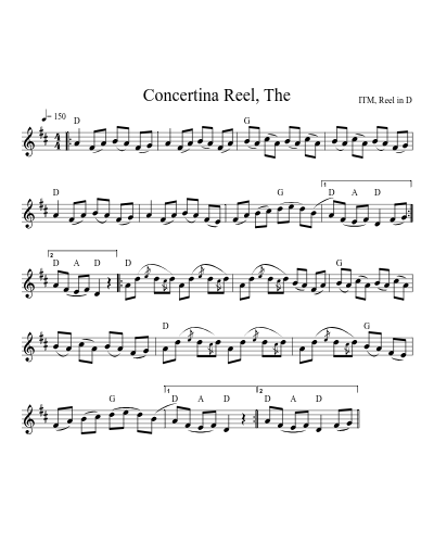 Concertina Reel, The preview