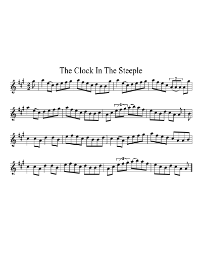 The clock in the steeple (Version 3)