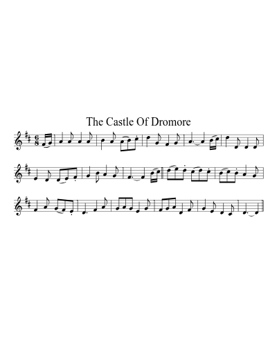 The Castle Of Dromore sheet music preview