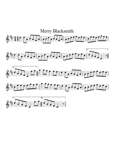 Merry Blacksmith preview