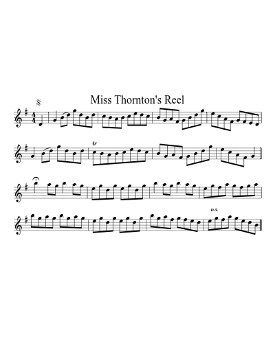 Miss Thornton's Reel (Version 2) preview