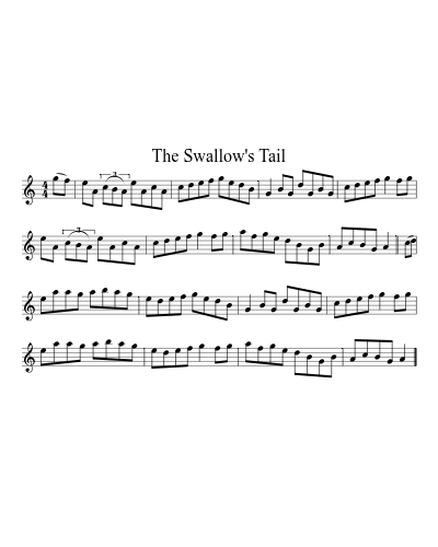 The Swallow's Tail (Version 4)