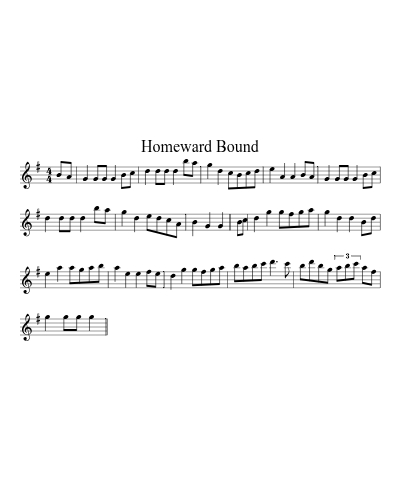 Homeward Bound (Version 2) preview