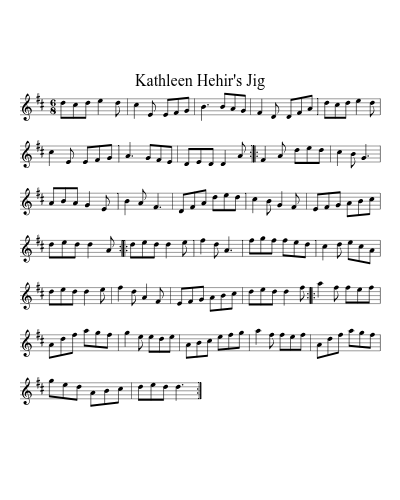 Kathleen Hehir's Jig (Version 2) preview