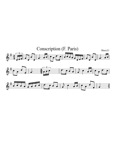 Conscription (F. Paris) preview