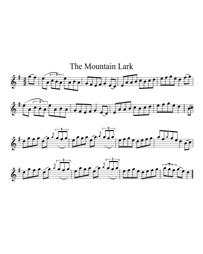 The mountain lark (Version 4)