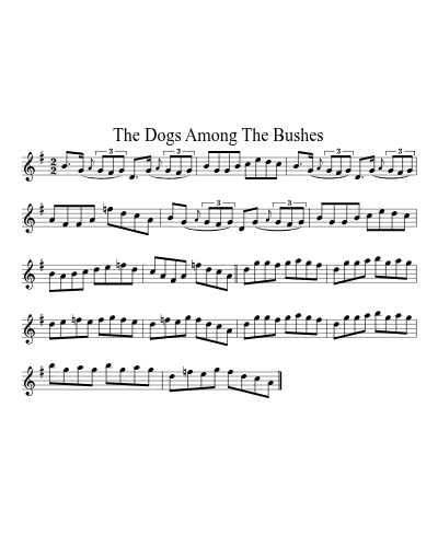 The Dogs Among The Bushes (Version 5)
