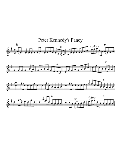 Peter Kennedy's Fancy (Version 2)