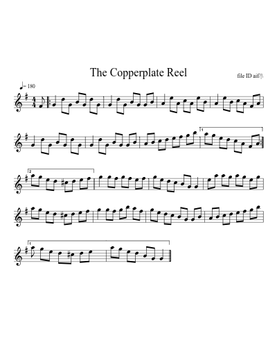 The Copperplate Reel