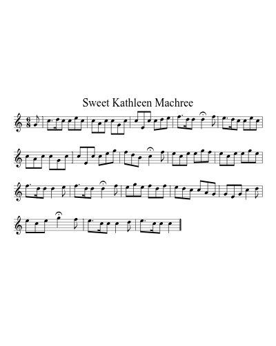 Sweet Kathleen Machree