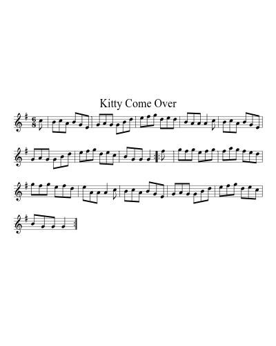 Kitty Come Over