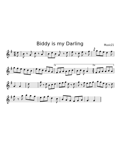 Biddy is my Darling
