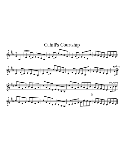Cahill's Courtship (Version 2)
