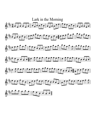 Lark In The Morning (Version 3)