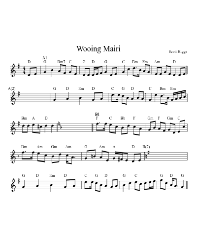 Wooing Mairi