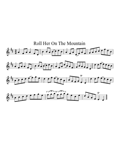 Roll her on the mountain (Version 3)