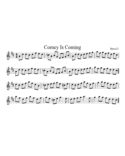 Corney Is Coming