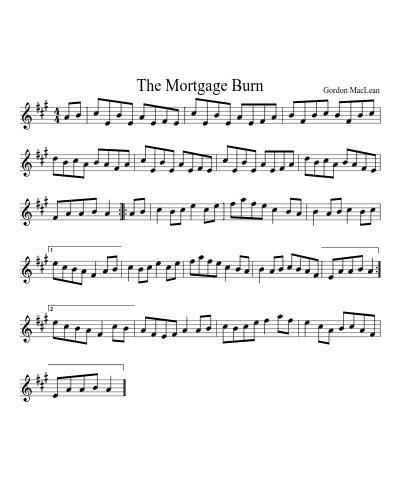 The Mortgage Burn (Version 2)