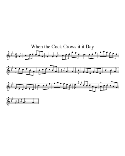 When the Cock Crows it it Day preview