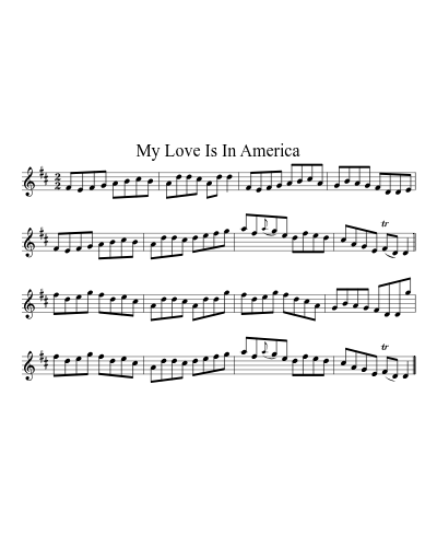 My Love is in America (Version 4) preview
