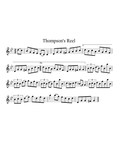 Thompson's Reel (Version 3) preview