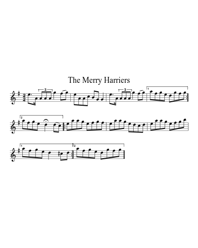 The Merry Harriers (Version 3)