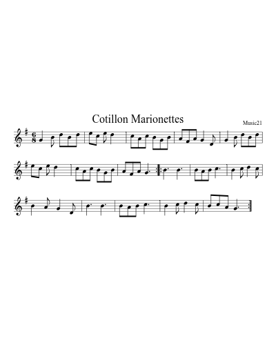 Cotillon Marionettes