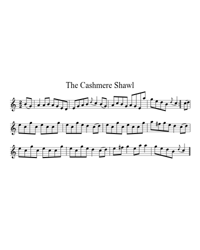 The cashmere shawl (Version 3)