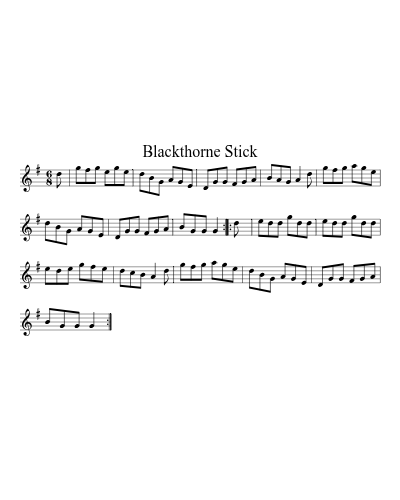 Blackthorne Stick (Version 2) preview