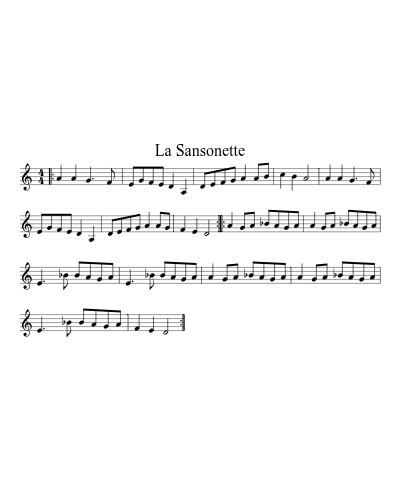 La Sansonette (Version 2)