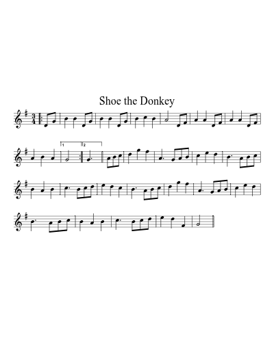 Shoe the Donkey (Version 3) preview