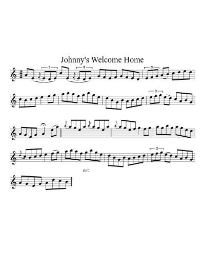 Johnny's Welcome Home (Version 2) preview