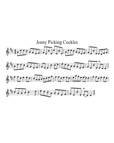 Jenny Picking Cockles (Version 6)
