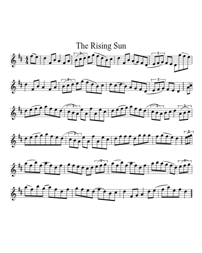 The rising sun (Version 2)