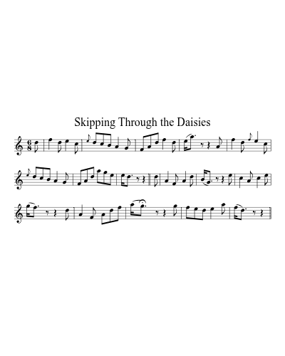 Skipping Through the Daisies