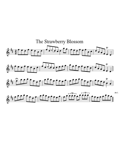 The strawberry blossom (Version 4)