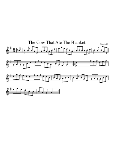 The Cow That Ate The Blanket (Version 2)