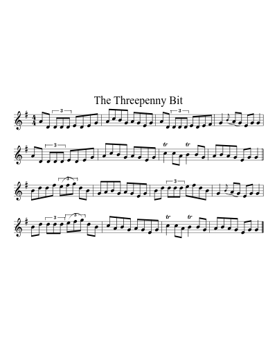The Threepenny Bit (Version 2) sheet music preview